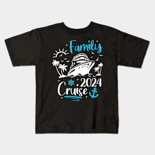 Family Cruise 2024 Making Memories Family Vacation Trip 2024 Kids T-Shirt